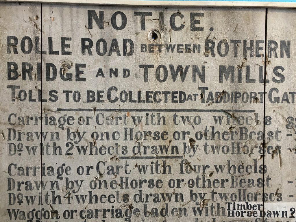 Rolle Road Toll Board